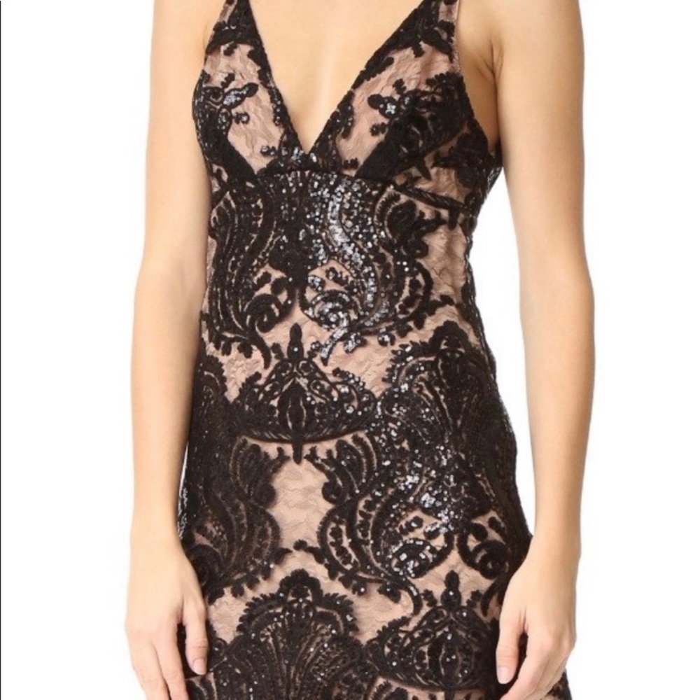 Free People Night shimmers mini dress